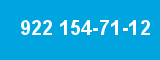 922 154-71-12 922 154-71-12